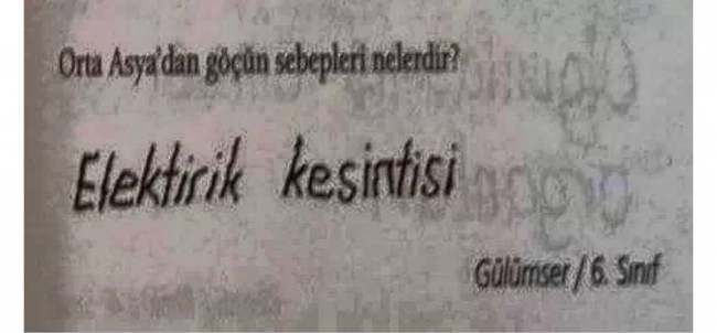 En komik sınav kağıtları 22