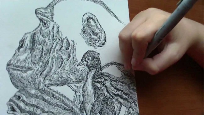 13 yaşındaki karakalem dehası 12