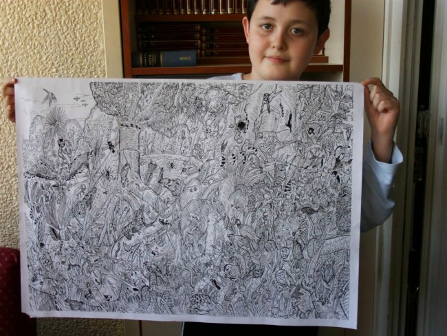 13 yaşındaki karakalem dehası 2