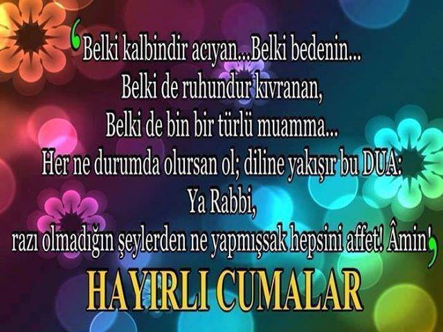 Resimli Cuma mesajları 25