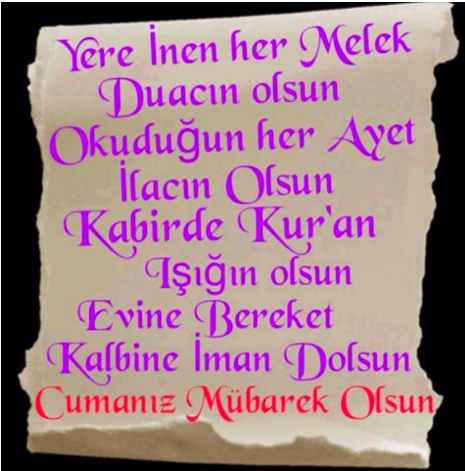 Resimli Cuma mesajları 60