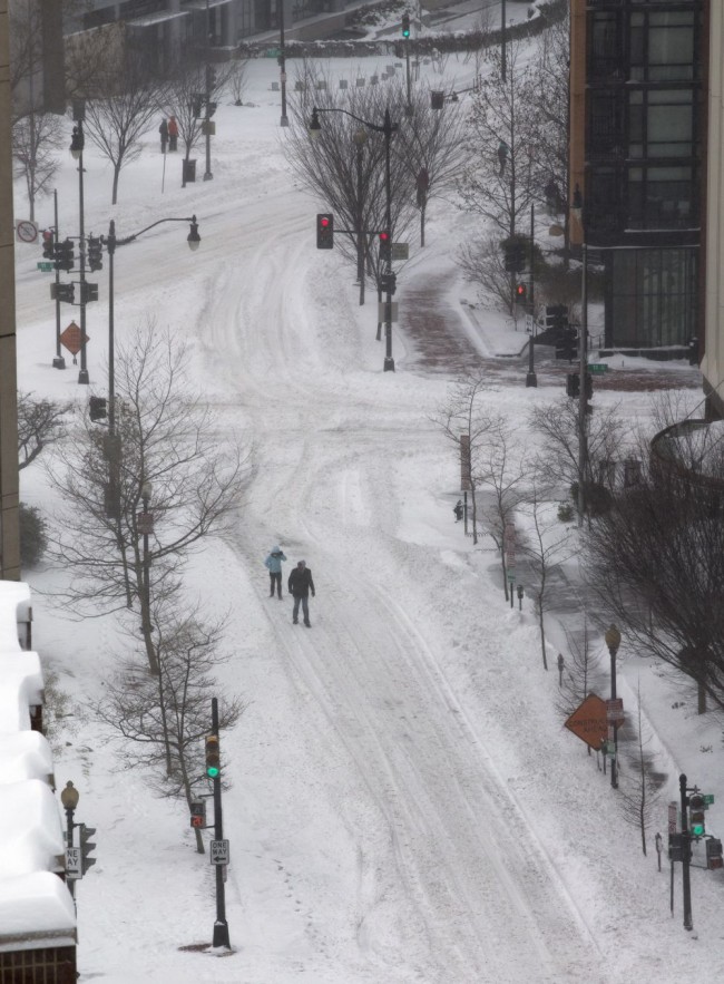 ABD'de tarihi kar fırtınası 7