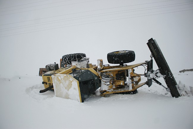 Kepçe deviren kar 3