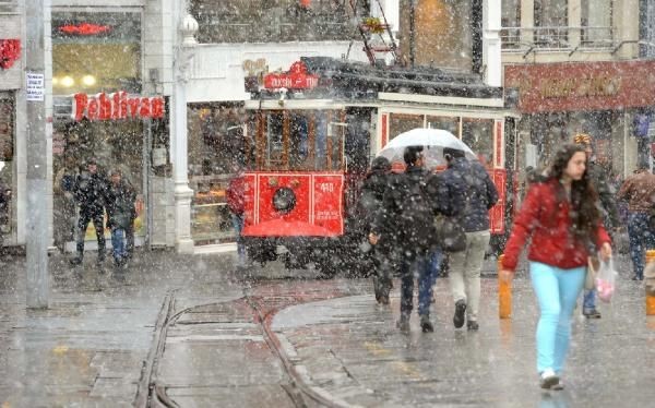 İstanbul'dan kar manzaraları... 1