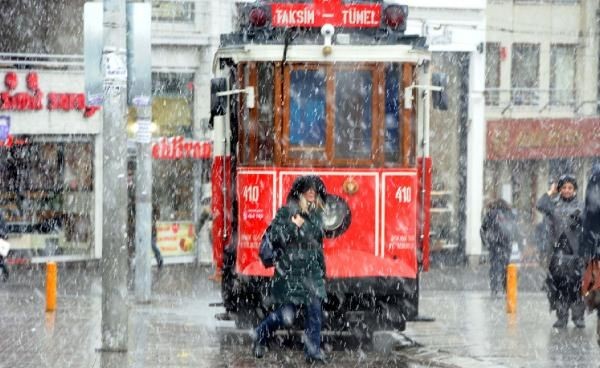 İstanbul'dan kar manzaraları... 3