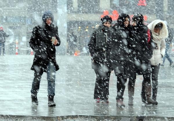 İstanbul'dan kar manzaraları... 4