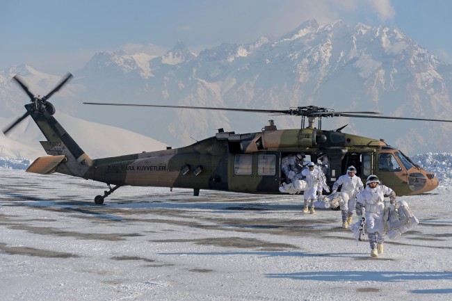 Hakkari'de komando eğitiminden nefes kesen kareler 9