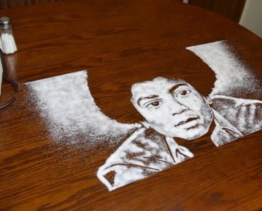 Tuzdan portreler şaşkına çeviriyor 3