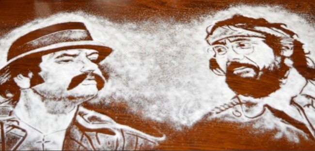 Tuzdan portreler şaşkına çeviriyor 4