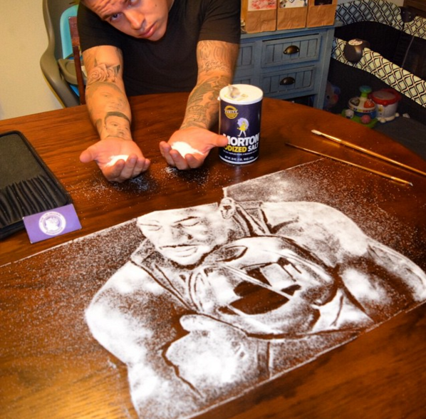 Tuzdan portreler şaşkına çeviriyor 8