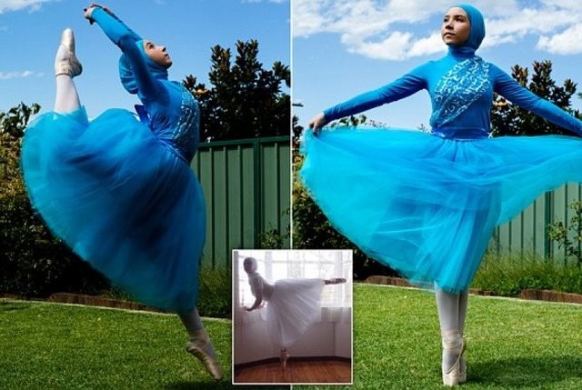 Dünyanın ilk başörtülü balerini! 3