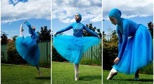 Dünyanın ilk başörtülü balerini! 5