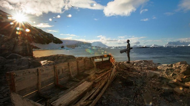 Eksi 2 derecede Güney Okyanus'a daldılar 6