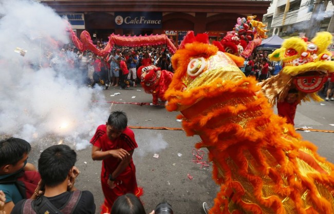 Çin yeni yılında çılgın kutlamalar 12