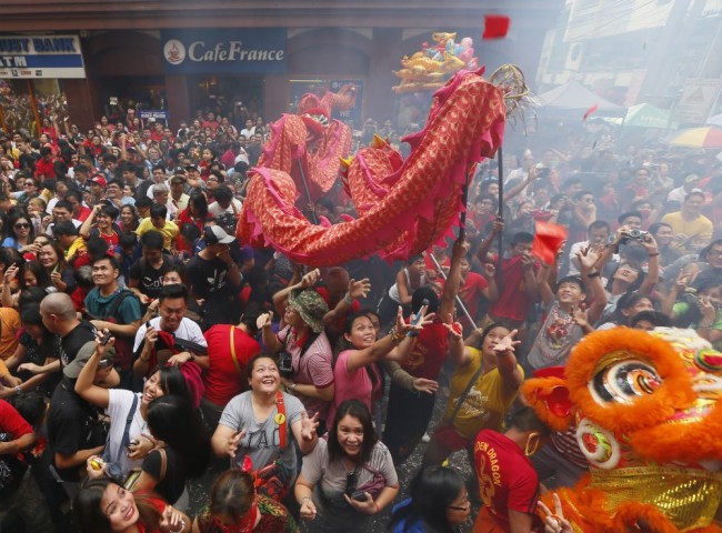 Çin yeni yılında çılgın kutlamalar 15