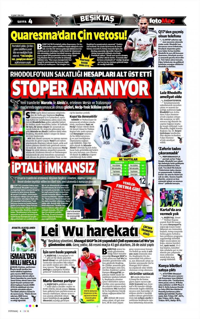 'Beşiktaş Bayern Münih gibi' 48