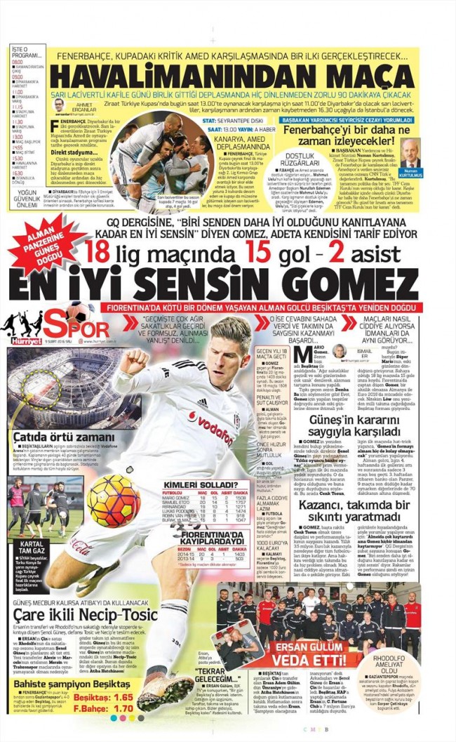 'Beşiktaş Bayern Münih gibi' 35