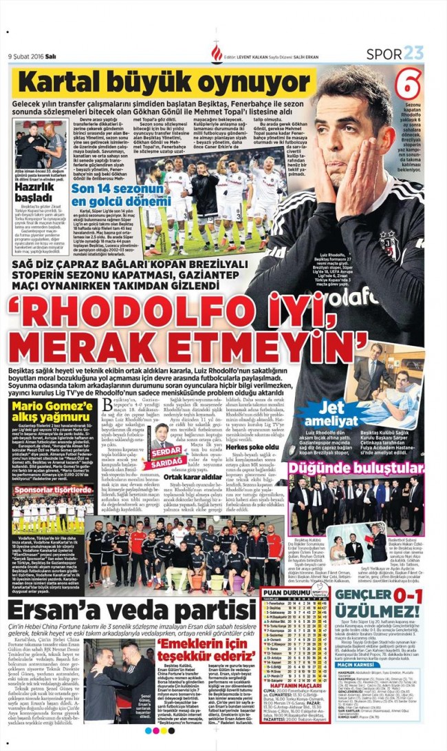 'Beşiktaş Bayern Münih gibi' 39