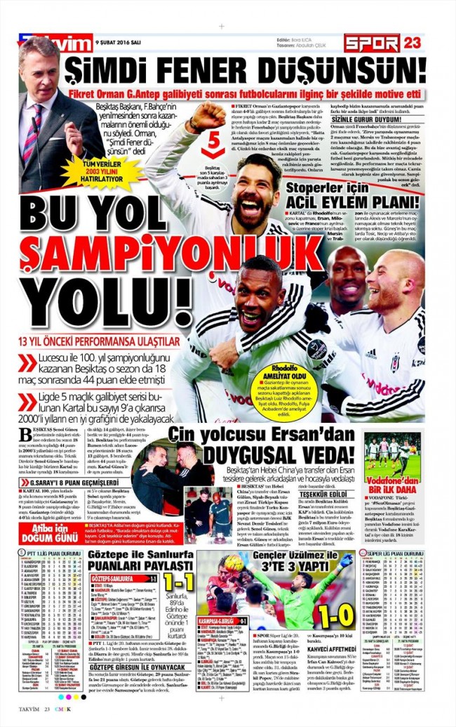 'Beşiktaş Bayern Münih gibi' 12