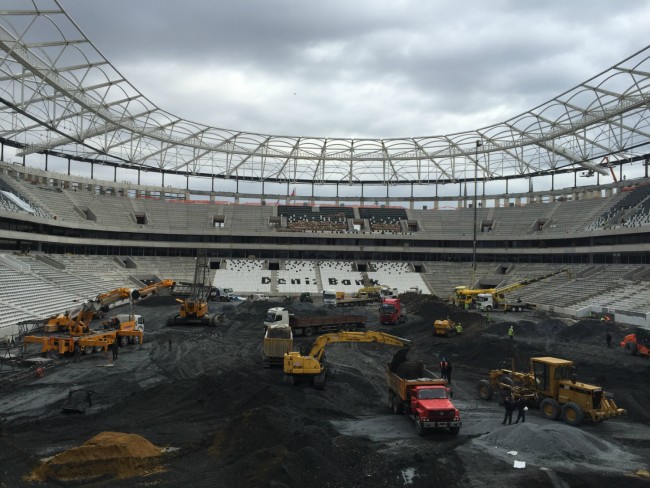 Vodafone Arena yükseliyor 1