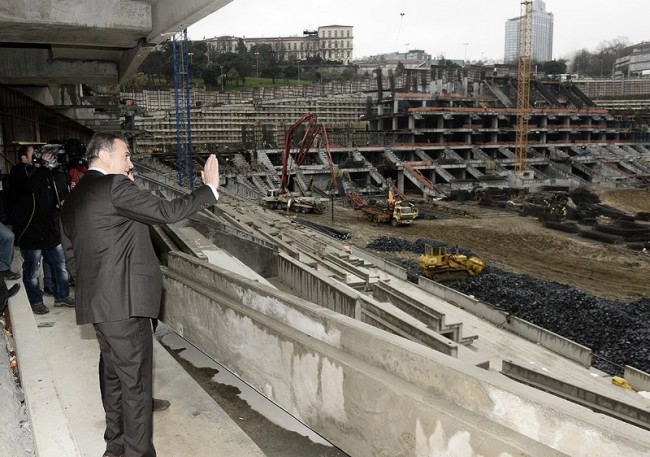 Vodafone Arena yükseliyor 3