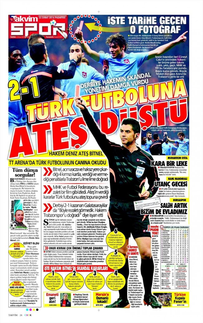 Türk futbolu katledildi 17