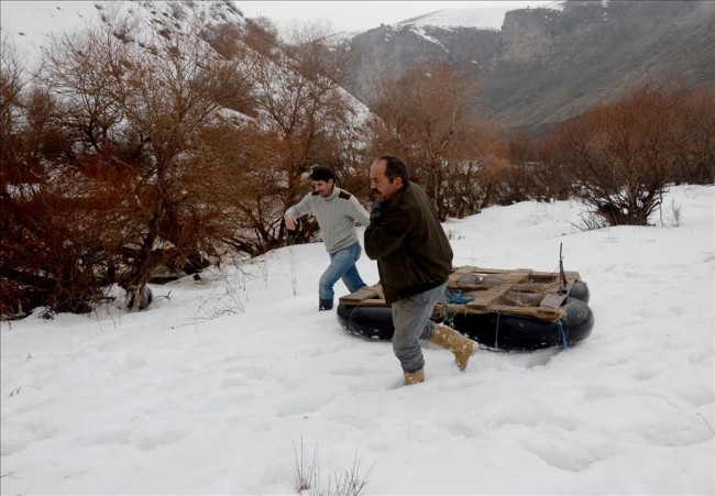 Aras Nehri'nde sezonun ilk balık avı 3