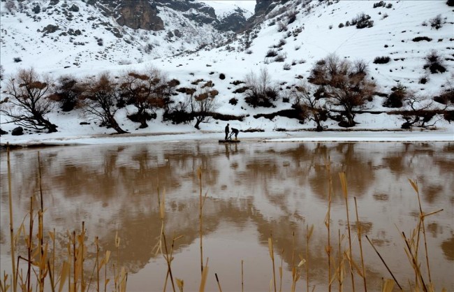 Aras Nehri'nde sezonun ilk balık avı 9