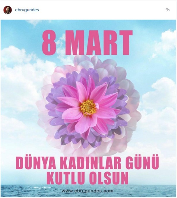 Ünlülerin 8 Mart 'Dünya Emekçi Kadınlar Günü' paylaşımları 6