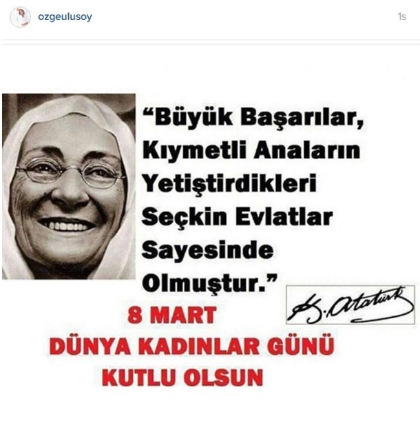 Ünlülerin 8 Mart 'Dünya Emekçi Kadınlar Günü' paylaşımları 10