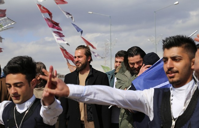 "Diriliş Ertuğrul" ekibine mehteranlı karşılama 17