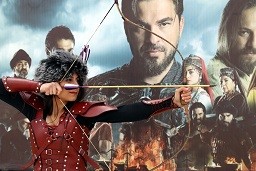 "Diriliş Ertuğrul" ekibine mehteranlı karşılama 9