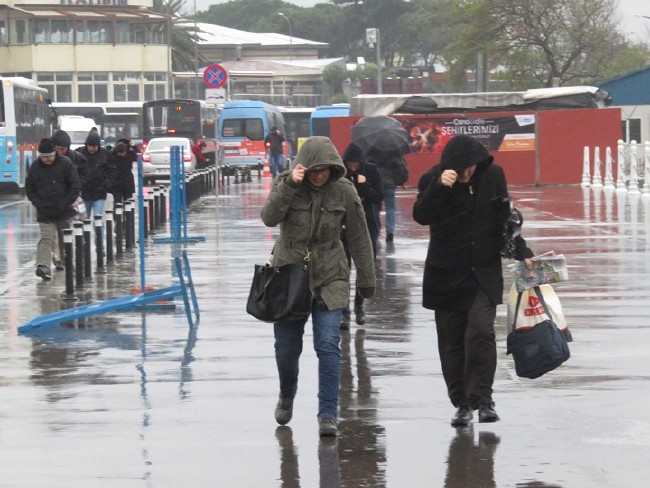 İstanbul'da fırtına ve yağmur 16