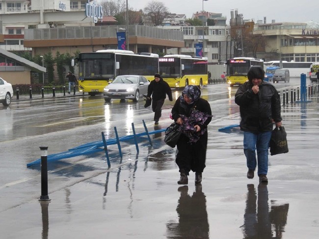 İstanbul'da fırtına ve yağmur 12