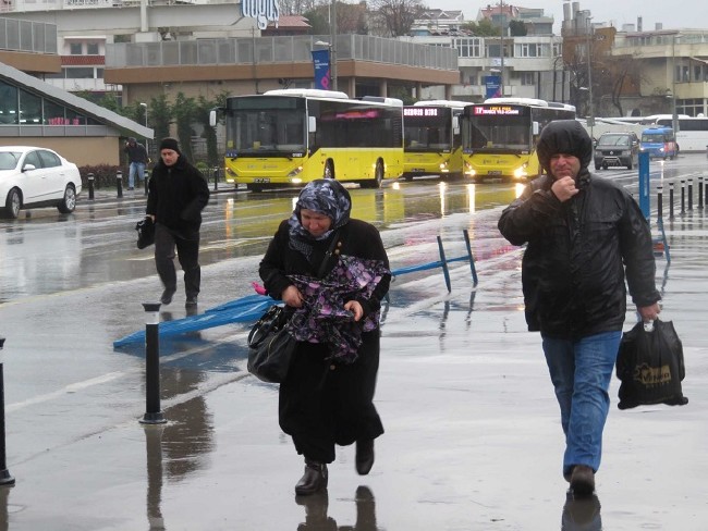 İstanbul'da fırtına ve yağmur 13