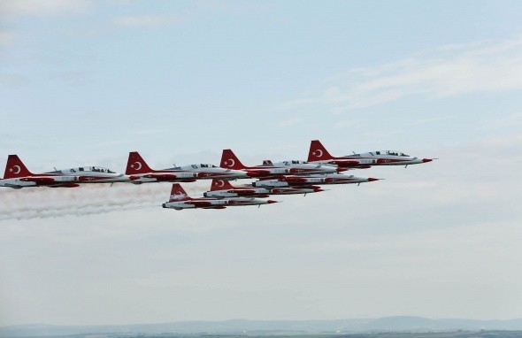 Türk Yıldızları nefes kesti 6