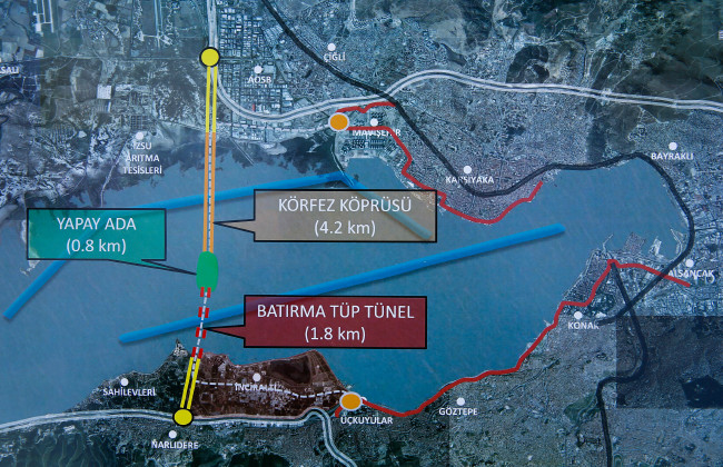 İzmir trafiğine "ay yıldız" adasıyla çözüm 5