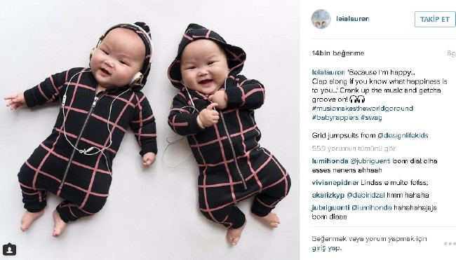 Instagram'da 160 bin takipçiye sahip olan ünlü ikizler 3