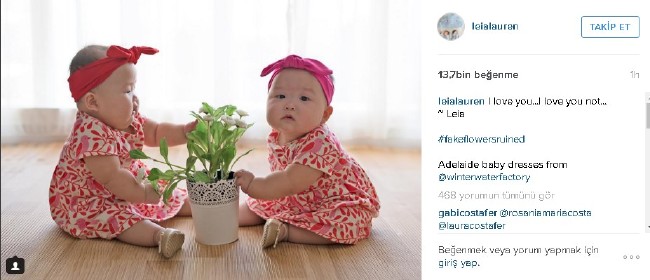 Instagram'da 160 bin takipçiye sahip olan ünlü ikizler 5