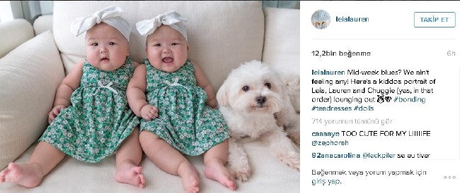 Instagram'da 160 bin takipçiye sahip olan ünlü ikizler 9