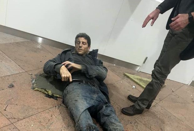 Brüksel'de meydana gelen patlamadan ilk görüntüler 20