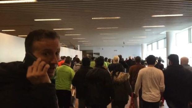 Brüksel'de meydana gelen patlamadan ilk görüntüler 12