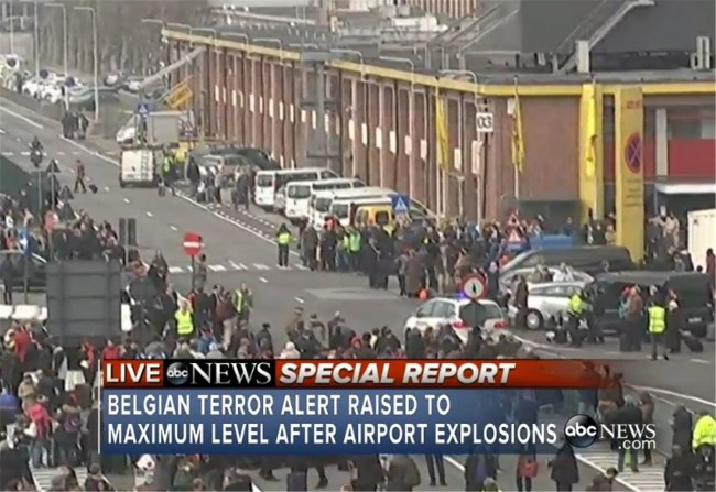 Brüksel'de meydana gelen patlamadan ilk görüntüler 18