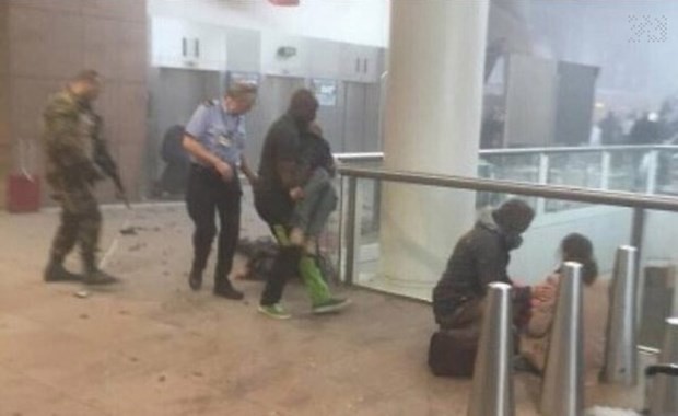 Brüksel'de meydana gelen patlamadan ilk görüntüler 38