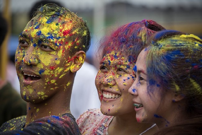 Tayland'da Holi Festivali 1