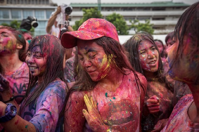 Tayland'da Holi Festivali 12