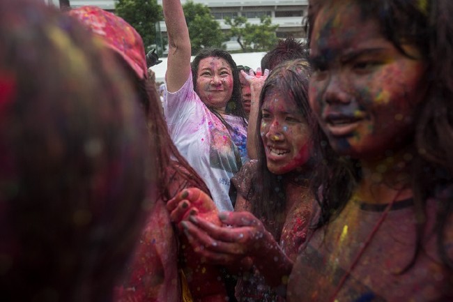 Tayland'da Holi Festivali 13