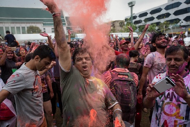 Tayland'da Holi Festivali 15