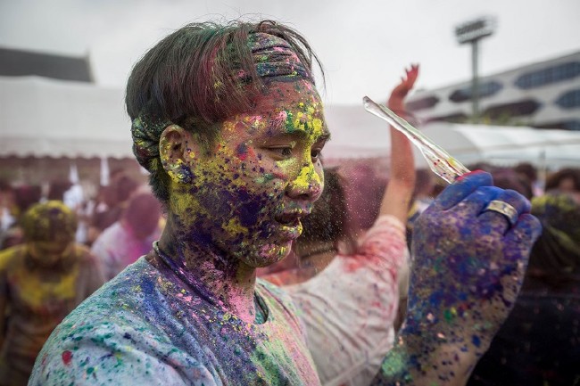 Tayland'da Holi Festivali 4