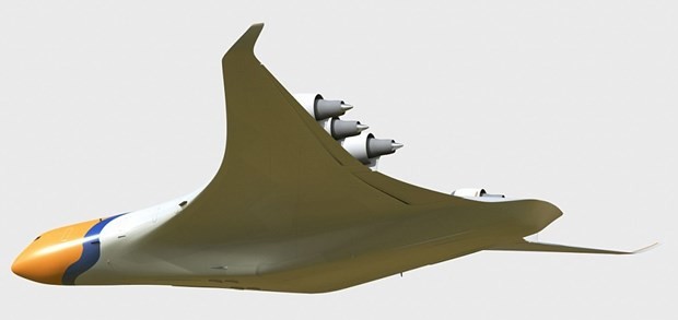 1000 yolculu, penceresiz konsept uçak 11